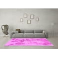 thumbnail image 3 of Ahgly Company Indoor Rectangle Abstract Pink Modern Area Rugs, 5' x 8', 3 of 4