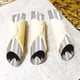 thumbnail image 3 of 20 piezas de moldes de cuerno de crema de acero inoxidable con forma de cono tubular para tubos de cannoli (cono de crema), 3 of 5