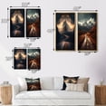 thumbnail image 4 of Designart "Endless Roads Through Misty Snowy Mountains" Meadow Framed Wall Art Set Of 2 - Traditional Black Framed Canvas Set For Living Room Decor, 4 of 6