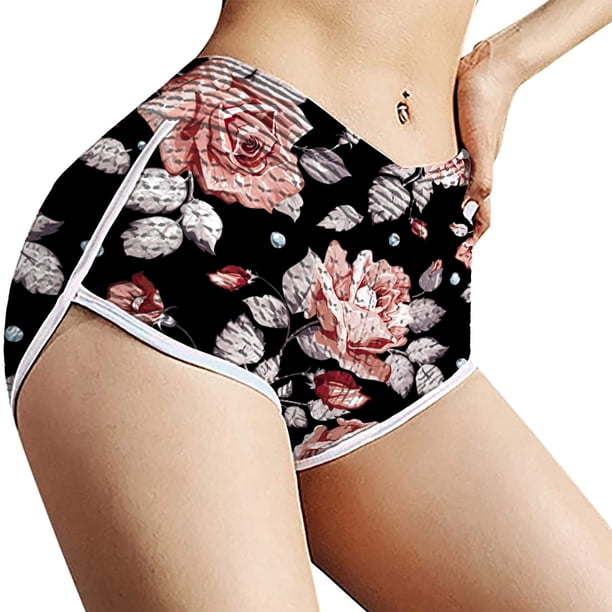 Gibobby Pantalones De Casuales Para Mujer Shorts Poliéster Bolsillos Outdoor Dama(Negro, XXL)