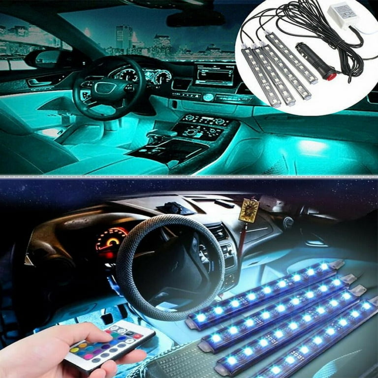 🔥Luces LED Para Autos Carro Coche Interior De Colores Decorativas