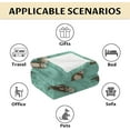 thumbnail image 5 of Otter Blanket Gifts - 40x50 Inches Cute Throw Blanket for Girls & Boys - Green Soft Fuzzy Plush Blankets for Couch, Sofa, 5 of 6