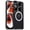 Black, variant on LHNUNP Magnetic Phone Case for Motorola Edge 50 Ultra, Matte Back with Aluminum Alloy Frame, Graphene Cooling Technology, Shockproof Slim Protective Cover, Silver