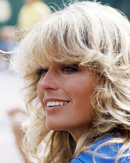 Farrah Fawcett candid 8x10 photo circa 1970's smiling head to side 8x10 ...