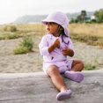 thumbnail image 5 of JAN & JUL UV Protective Toddler Swimsuit Girl, Long Sleeve UPF 50+ (18-24m, Lavender Ice Cream), 5 of 9
