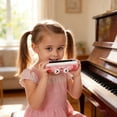 thumbnail image 1 of Boy Girl Harmonica Toy - For Toddlers, Cute Design, Preschool Learning Beginner, Musical Instrument, 1 of 5