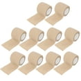 thumbnail image 4 of 10Pcs Self Adhesive Bandage Wrap Multifunction Disposable Shockproof Anti Slip Tattoo Handle StrapSkin Color, 4 of 14