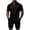 d2081_Black, variant on Zormilly Mens Two Piece Summer Outfit Short Sleeve Collared Shirts Shorts Loungewear Sets with Pockets Loose Workout Sets, S-3XL