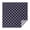 Purple Black Checkerboard Pattern, variant on Beige Black Checkerboard Pattern Square Tablecloth, Waterproof Wipeable Cover, Washable Spillproof for Home Kitchen Party Decor 42"x42"