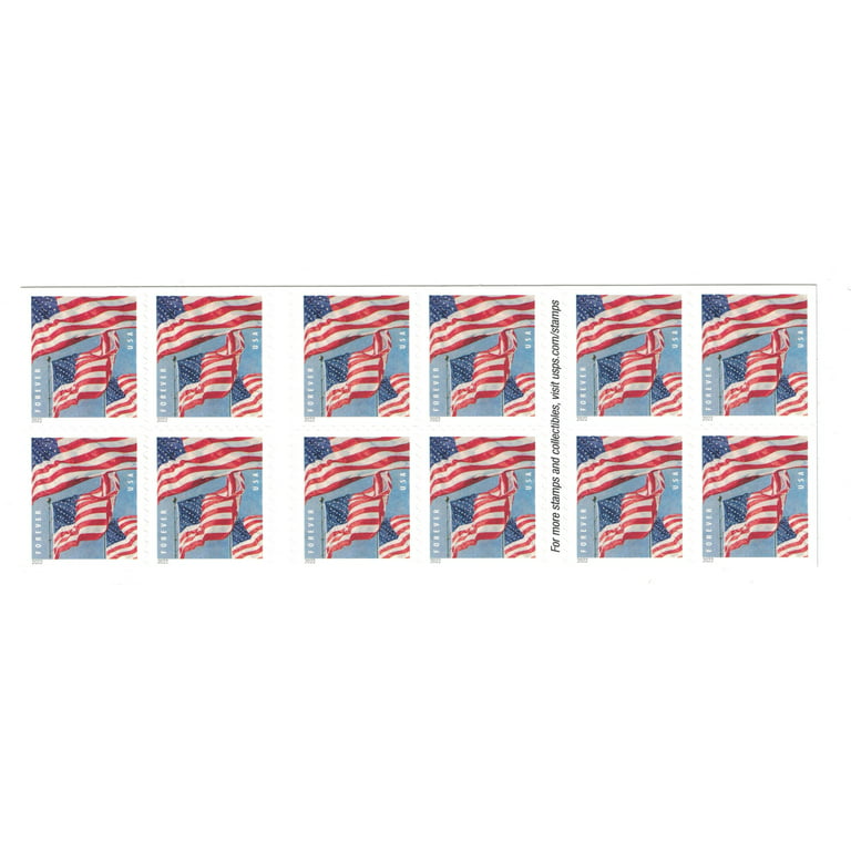 NEW 2022 US FLAGS (2) DS BOOKLETS APU P1111/BCA B1111 20 FOREVER STAMPS  MNH