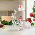 thumbnail image 5 of XGFHYJEH 1PC Plastic Deer Tabletop Decoration - Black Reindeer Statues Christmas Decorations,Modern Plastic Xmas Figurines,Elegant Indoor Holiday Decor,Ideal for Mantel Living Room Bedroom Office, 5 of 5