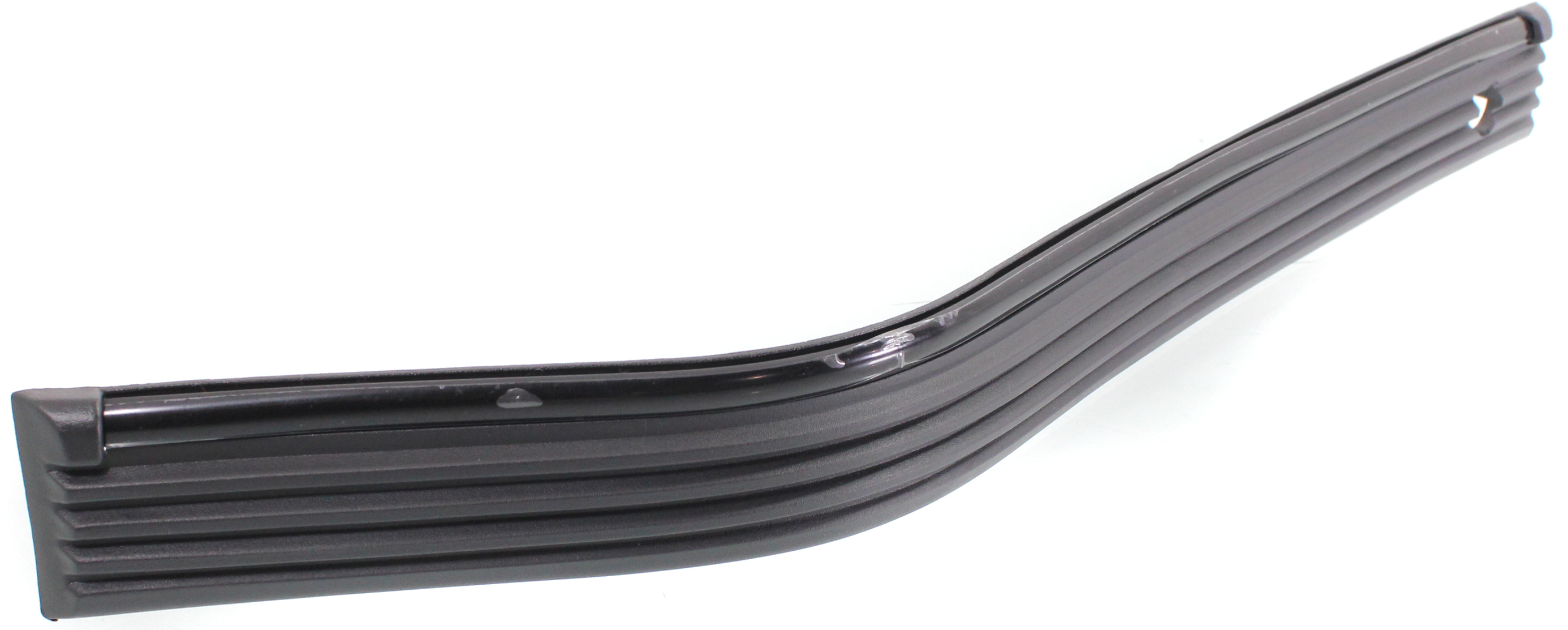 Bumper Trim Compatible With 1988-1998 Chevrolet C1500 1988-2000 C2500 Front, Right Passenger Black
