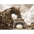 thumbnail image 3 of Bucklin 18x14 Black Modern Framed Museum Art Print Titled - An Alien in Paris, 3 of 5