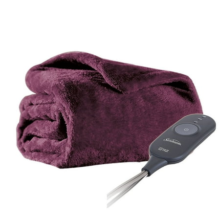 Sunbeam Microplush Electric Heated Warming Oversized Throw Blanket Stunning Eggplant Throw Blanket Sunbeam Microplush Electric Heated Warming Oversized Throw Blanket Stunning Eggplant Throw Blanket