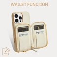 thumbnail image 2 of Funda de teléfono Wallet ZVE compatible con iPhone 16 Pro 6.3, 2 of 9
