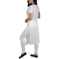 thumbnail image 2 of ToBeInStyle Women's Longline High-Slit Top, 2 of 6