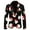 Y-Black7506, variant on ANINEO Mens Fashion Leisure Christmas Printed Pockets Jacket Suit Long Sleeve Coats Stylish Male Outwear