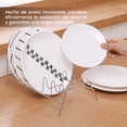 thumbnail image 3 of Mini Escurridor Para Platos Porta Tapas Organizador Cocina, 3 of 5