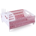 thumbnail image 3 of kurtrusly Collapsible Dish Drain Rack Multifunctional Cutlery Organizer Kitchen Plate Cup Dish Drying Rack, 3 of 7
