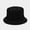 Black, variant on CoCopeanut Liburan Baru Wanita Leopard Double Sisi Ember Nyaman Bernapas Foldable Pria Pantai Datar Atas Matahari Memancing Topi Datar Panama Hat