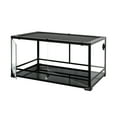 thumbnail image 3 of REPTIZOO Reptile Glass Deep Terrarium with Double Hinge Door 36" x 24" x 18"（67 Gallon), 3 of 5