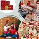 thumbnail image 4 of Divertido portadinero navideño Patrón de Papá Noel Caja de Feliz Navidad Portadinero Caja de Feliz Navidad Forma divertida y amorosa de, 4 of 6