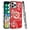 Red, variant on For Apple iPhone 16 (6.1") Diamonds Bling All Around Edges Sparkly Glitter Hybrid with Ring Stand Holder Fashion Good Luck Cover ,Xpm Phone Case [ Gold ]