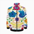 thumbnail image 2 of Dia De Los Muertos Jacket Men's Street Cool Long Sleeves Coat Personality Tops Oversized Zipper Jackets Male Clothes, 2 of 7