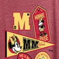 thumbnail image 3 of Disney - Minnie Mouse - Collegiate Patches; Life is Sweet - Women's Short Sleeve Graphic T-Shirt, 3 of 5