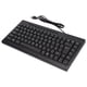 thumbnail image 3 of Teclado negro, mini teclado para el hogar, oficina, mini teclado, teclado de computadora, rendimiento comprobado, 3 of 9
