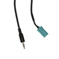 thumbnail image 2 of Reemplazo del cable de entrada de línea de audio estéreo AUX de 3,5 mm para coche para Renault Clio Megane Espace Kangoo Laguna 2005-2010 Abanopi Cable AUX, 2 of 6