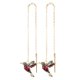 thumbnail image 2 of Pendientes De Gota De Diamantes De Imitación De Colibrí, Pendientes De Moda Con Ala Extendida, Colgante Largo De Colibrí, Joyería Para Mujeres Y Niñas Kearding AP007010-02, 2 of 6