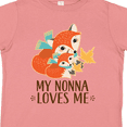 thumbnail image 4 of Inktastic My Nonna Loves Me Gift Cute Fox Boys or Girls Toddler T-Shirt, 4 of 5