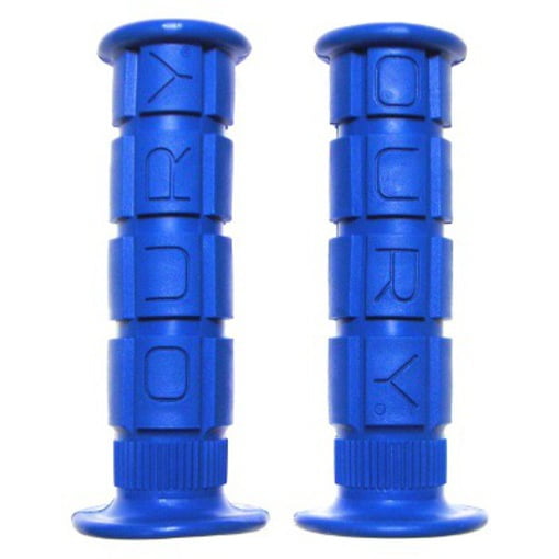 Blue Oury Grips Motorcycle Road Grips