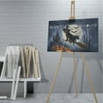 thumbnail image 4 of Happy Halloween Wirehaired Pointing Griffon Witch Pumpkins Bats Horizontal Matte Canvas Poster Dog Lover Wall Art Home Decor - 13012, 4 of 5