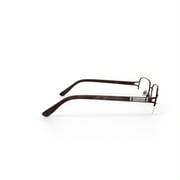Luxe Women's WLO416 Rectangular Prescription Eyeglasses with Case, Plum
