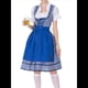 thumbnail image 2 of Disfraz de Oktoberfest Alemán para Mujer, Estilo Dirndl, para Adultos, para de Cerveza Tradicional, Disfraz de Sirvienta. Azul XXL, 2 of 7