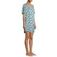 thumbnail image 4 of Secret Treasures Short Sleeve Scoop Neck Super Soft Sleepshirt (Women's) 1 Pack, 4 of 6