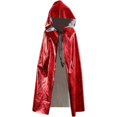 thumbnail image 2 of Capa metálica con capucha para Halloween, unisex, para niños, bruja, vampiro, para Halloween, Navidad, disfraz de cosplay, 2 of 5