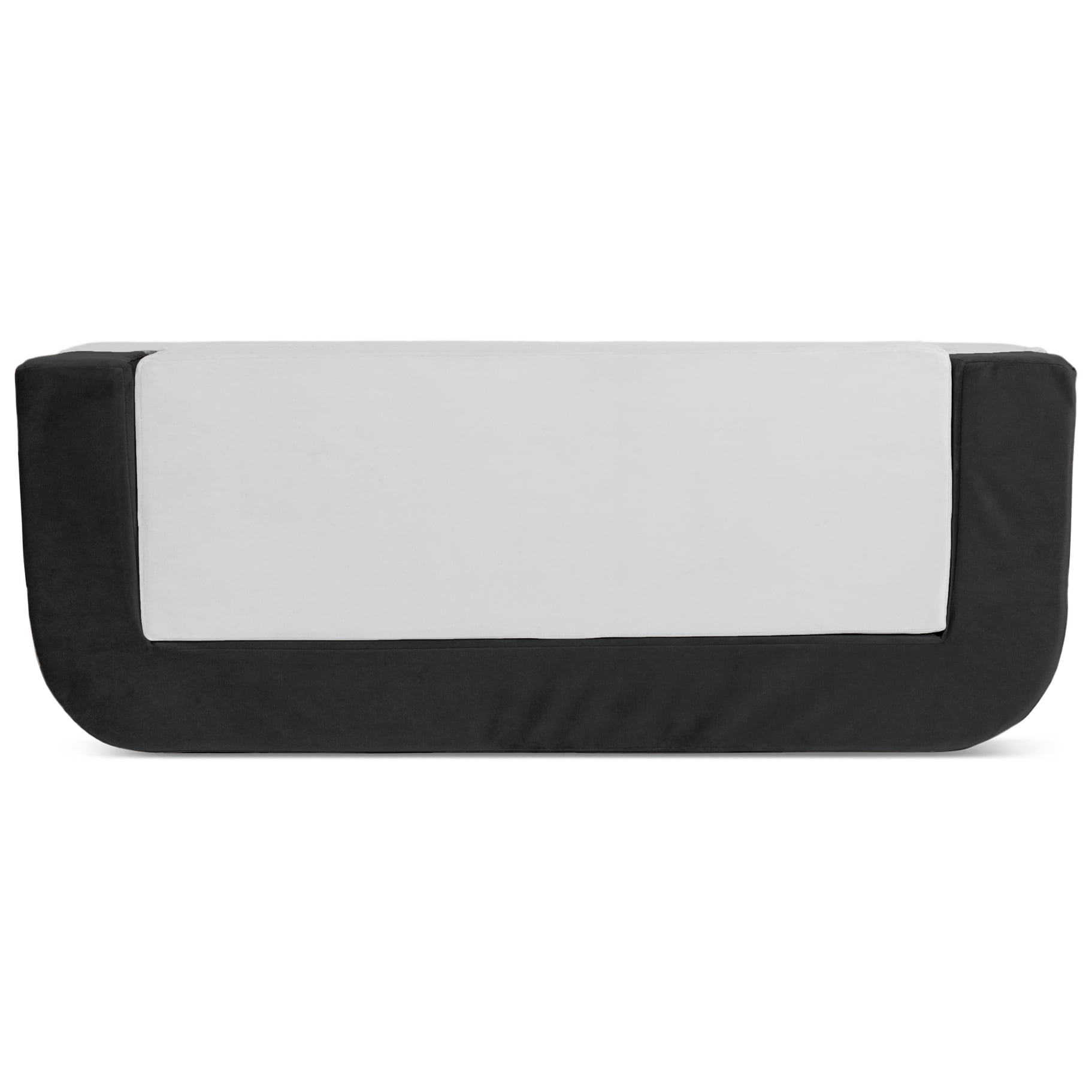 Precious Tails Orthopedic Foam Velvet Convertible Sofa Dog Bed