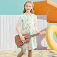 thumbnail image 6 of AUNVITO Little Girls Cotton Dress Sleeveless Casual Summer Sundress Flower Printed Jumper Skirt, 6 of 7