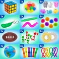 thumbnail image 3 of (50 piezas) Fidget Toys, Fidgets Pop Its Pack, Pop It Party Favors, Popitsfidgets Popit Figit Regalos para niños Pequeños Mini Bulk Sensory Toys Niñas, Autismo TDAH Autismo Poppet Carnaval Tesoro Pre, 3 of 5