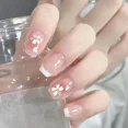 thumbnail image 5 of Heallor-esmalte de uñas de Gel Floral, 24 piezas, rojo vino, manicura permanente, usable, uso repetido, 5 of 5