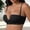 A2 Black, variant on Wireless Push Up Balconette Bras for Women,Seamless Plunge Bra,Supportive Underwire,Low Back Outfit,Half Cup,Adjustable, Convertible,No Underwire Balconey Bras for Low Cut Dress Black