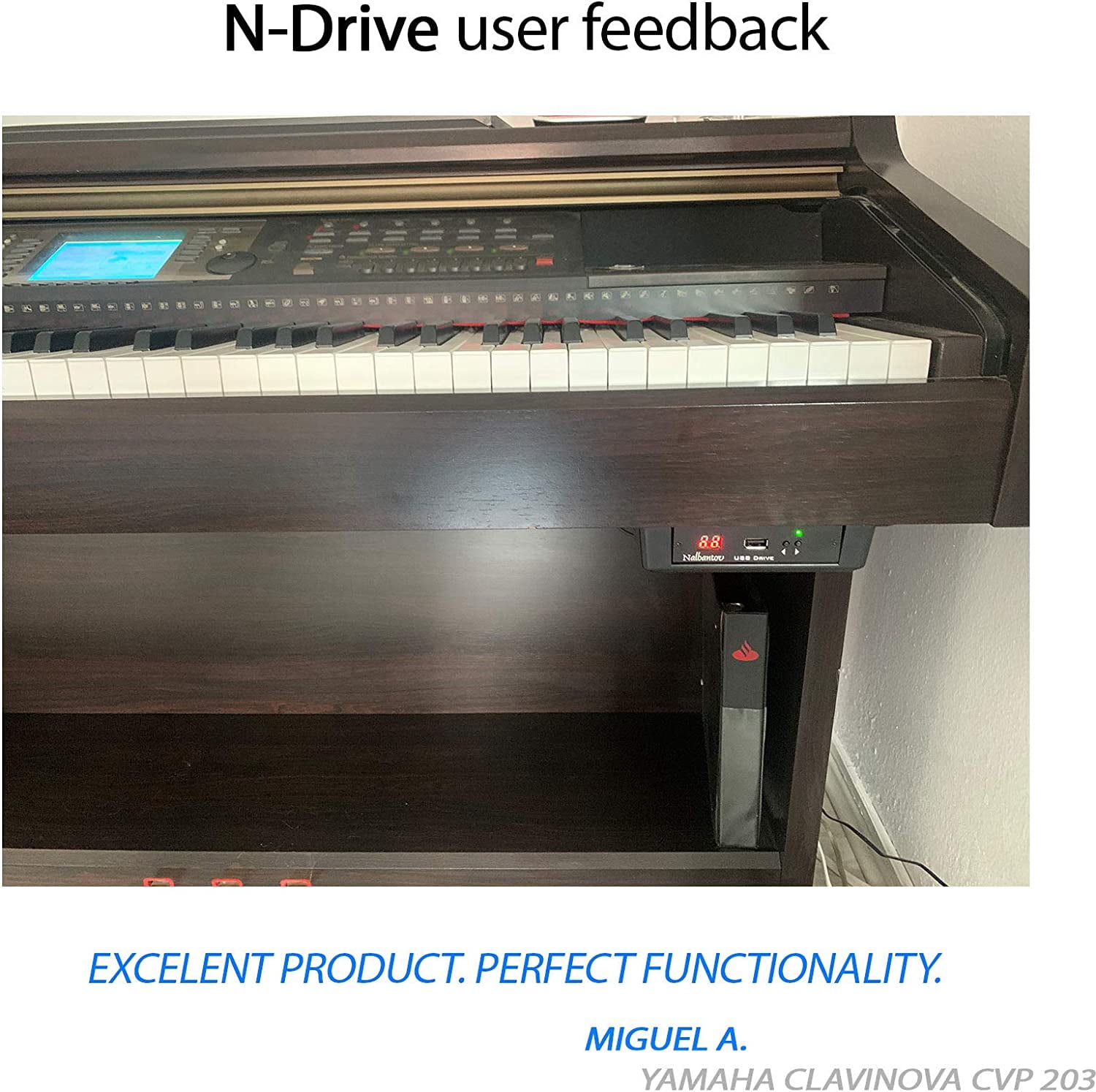 USB Floppy Disk Drive Emulator N-Drive 100 for Yamaha Clavinova CVP 201/202/203/