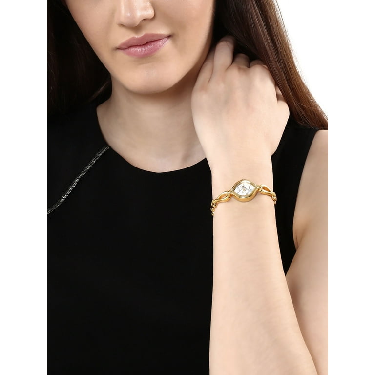 Titan Women s 2455YM01 Raga Jewelry Inspired Gold Tone Watch