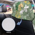 thumbnail image 5 of Kuiaobaty Butterfly Flower Print Car Seat Towel Covers Front Seats 60 x 33 Inch Absorbent Microfiber Towels with Storage Bag 60 x 33 Inch Non Slip Car Seat Shield Protector, 5 of 7