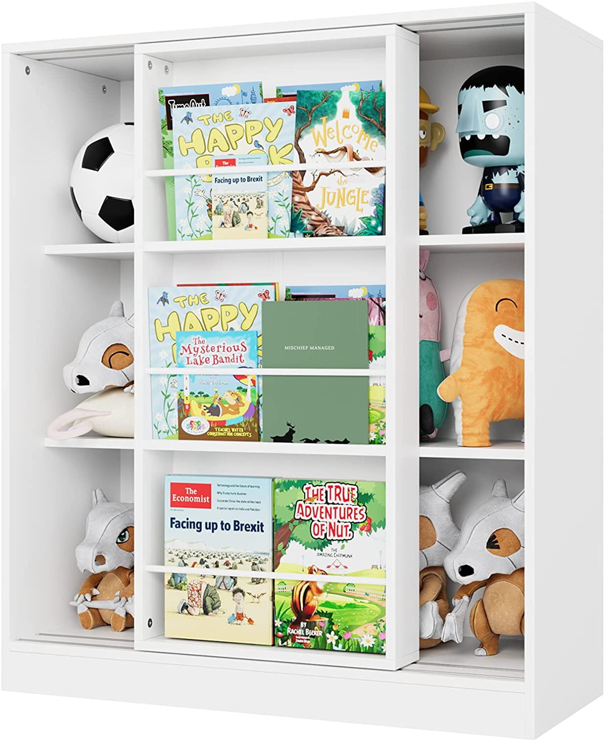 Kids Plastic Storage Bin, Step2 Lift And Hide Bookcase Storage Chest Bluebeam