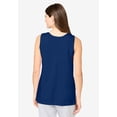 thumbnail image 2 of Dreams & Co. Plus Size Knit Sleep Tank, 2 of 6