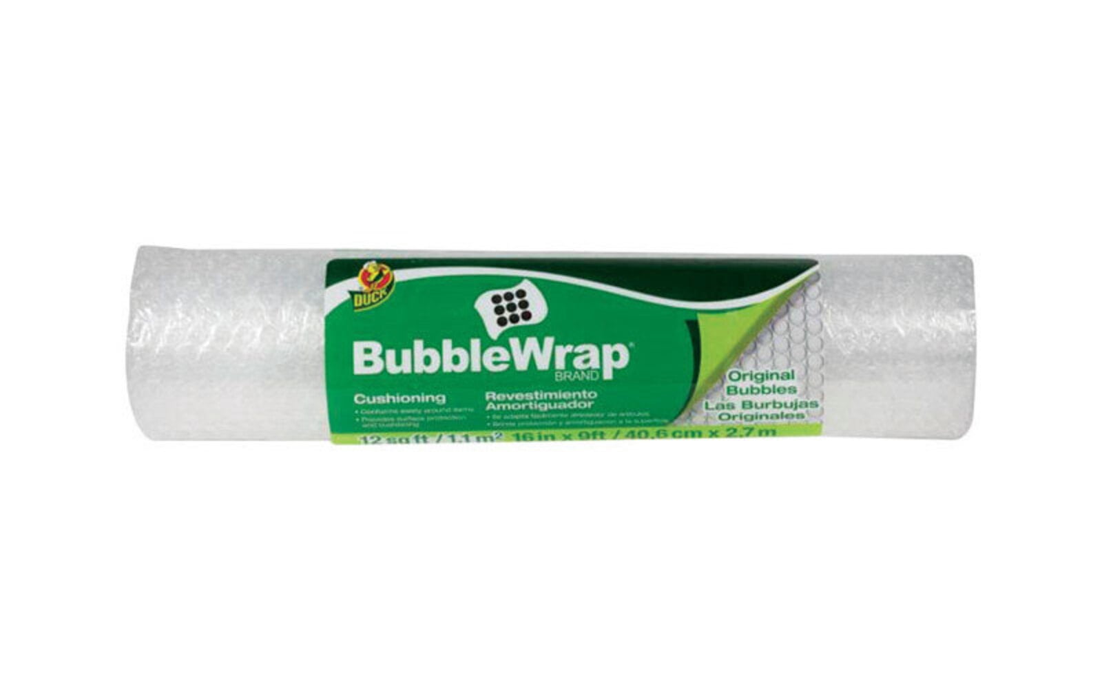 Caremail 90752 15 in. x 10 ft. Duck Clear Bubble Wrap, Pack of 12